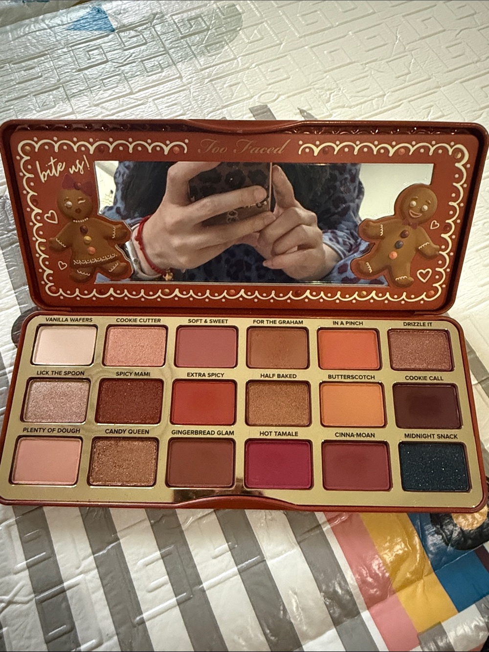 Too Faced Gingerbread Spice Eyeshadow Palette β Warm Browns, Oranges & Pinks
